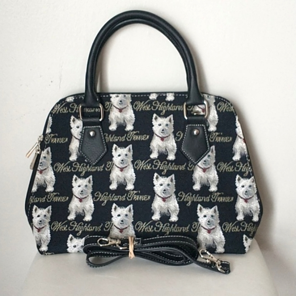 West Highland Terrier Convertible Bag|Detachable Strap - Picture 2 of 7